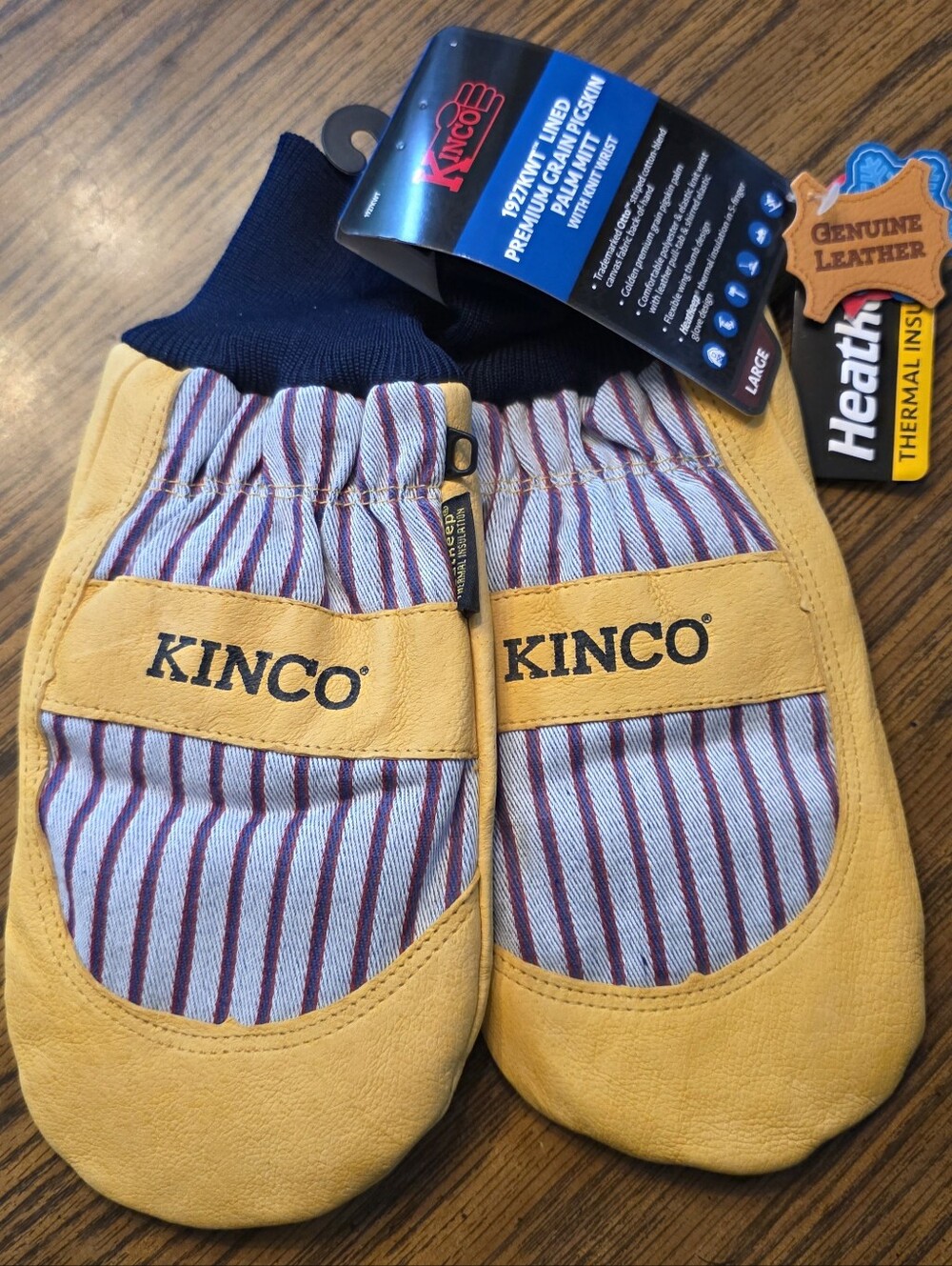 Kinco Otto Ski And Snowboard Mitt. Thermal Heatkeep Insulated. Size Large.